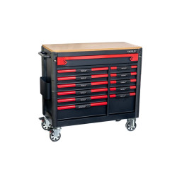 WÓZEK NARZĘDZIOWY 12 SZUFLAD Z ZESTAWEM 297 NARZĘDZI (W TYM NARZĘDZIA PNEUMATYCZNE)