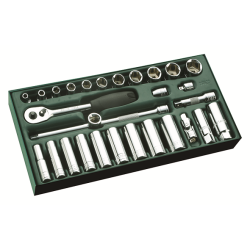 ZESTAW 29 KLUCZY NASADOWYCH 3/8" CAL