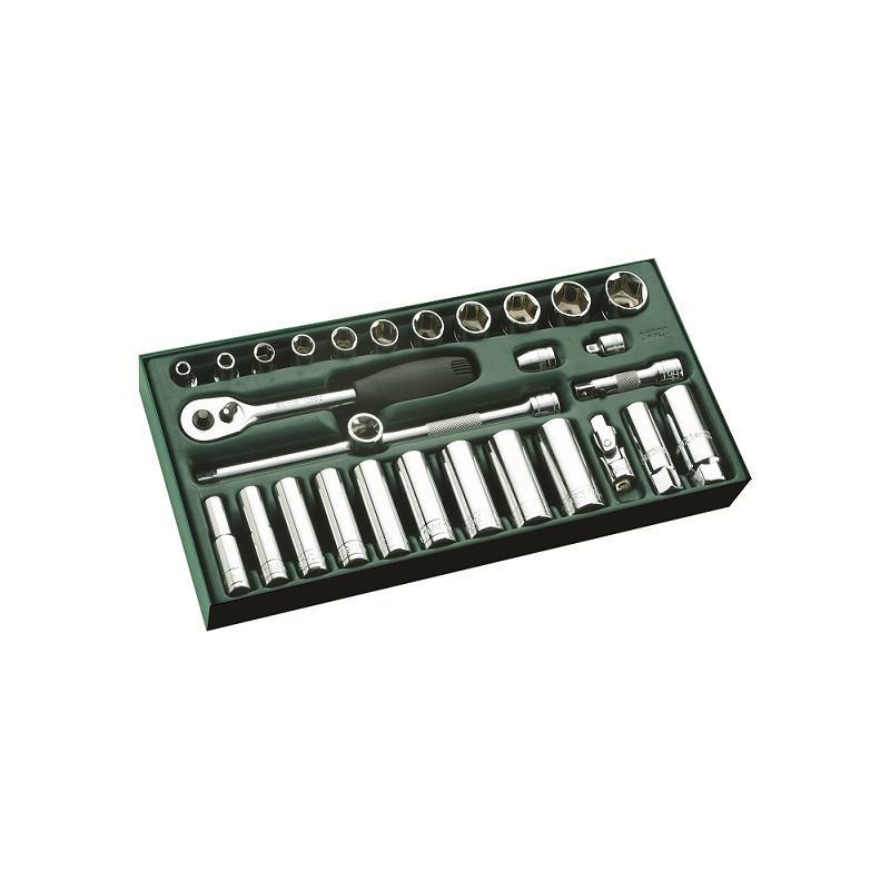 ZESTAW 29 KLUCZY NASADOWYCH 3/8" CAL