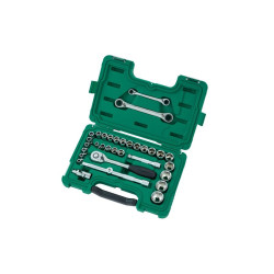 ZESTAW 33 KLUCZY NASADOWYCH 1/2" Z KLUCZAMI 4w1