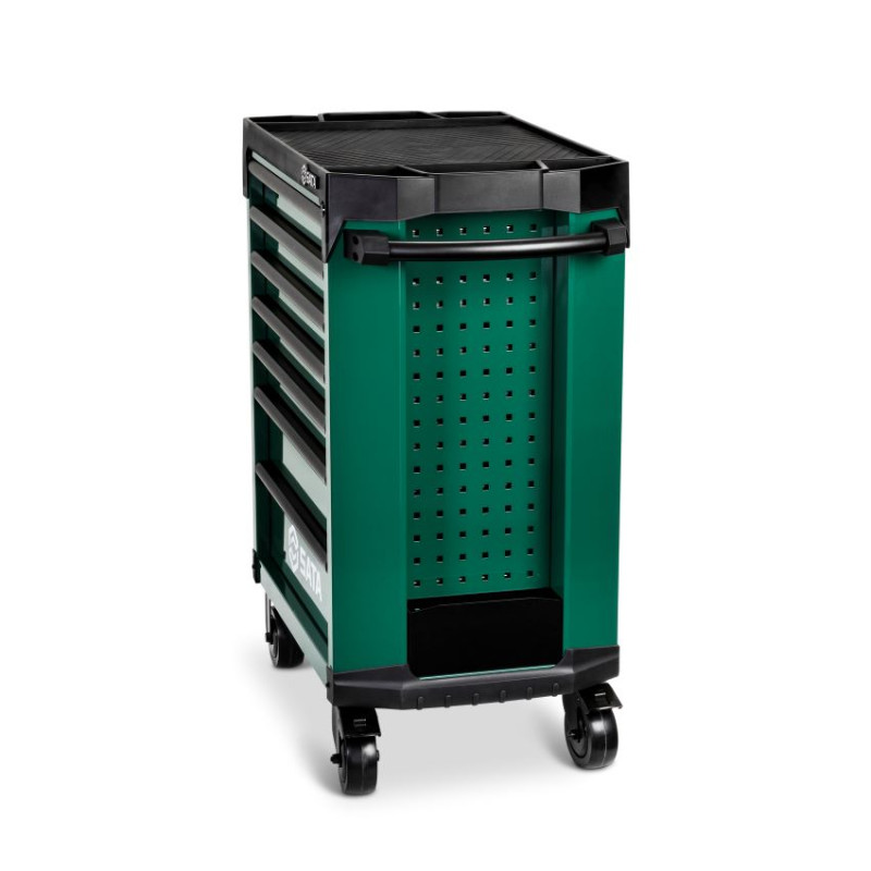 WÓZEK NARZĘDZIOWY 7 SZUFLAD ST95113G PRO ZIELONY + 299 NARZĘDZI WE WKŁADKACH 