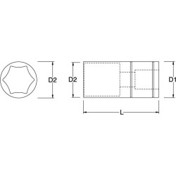 **1/2" NASADKA CAL. 1-1/16"