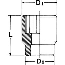 **NASADKA 3/4" 12-KĄT 23MM