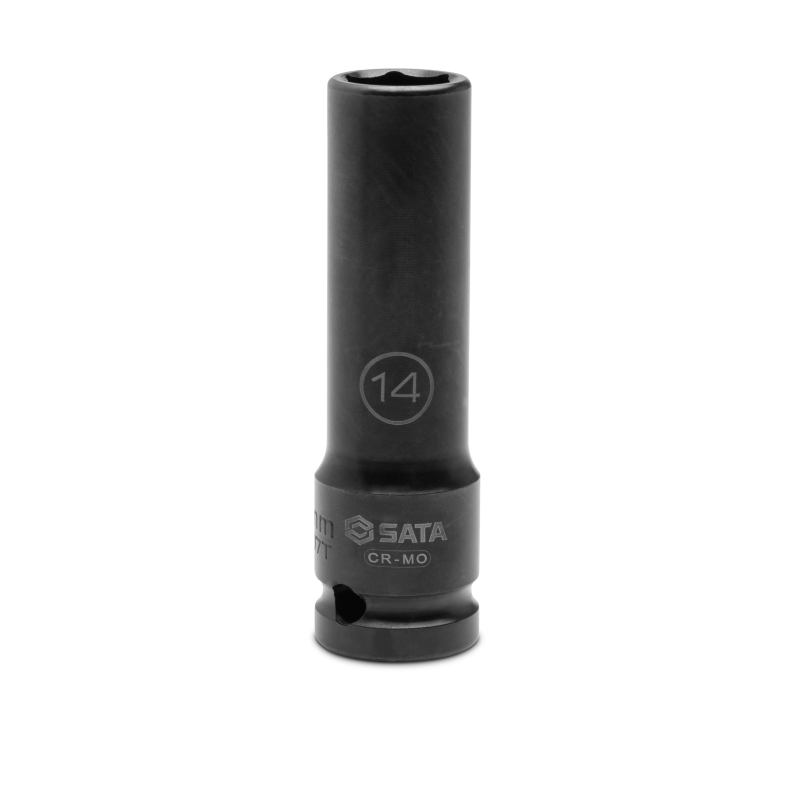 **NASADKA UDAROWA 1/2" 6-KĄT. CIENKOŚCIENNA DŁUGA 14MM