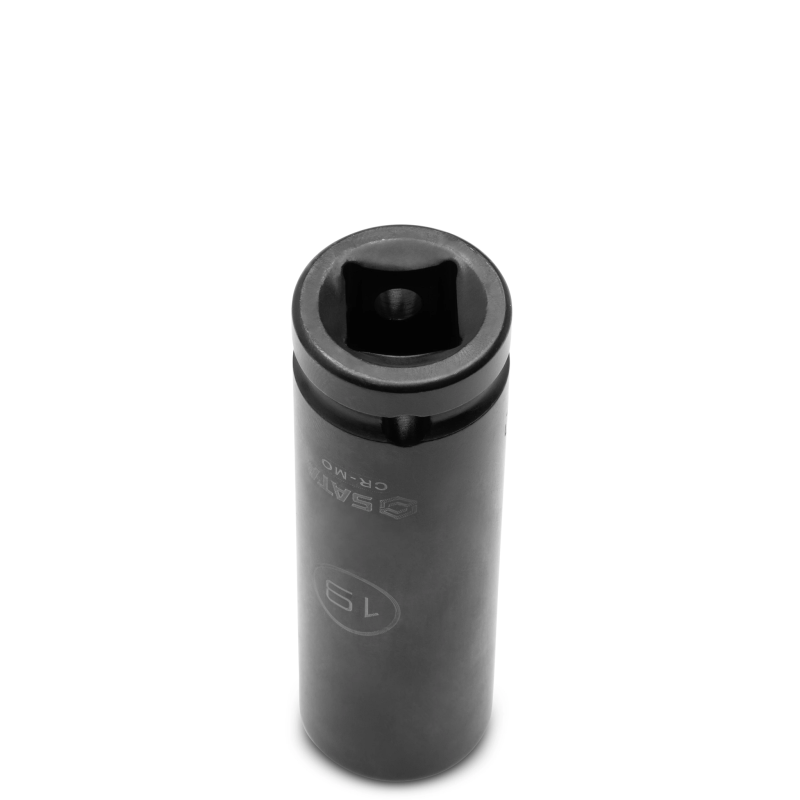 **NASADKA UDAROWA 1/2" 6-KĄT. CIENKOŚCIENNA DŁUGA 19MM