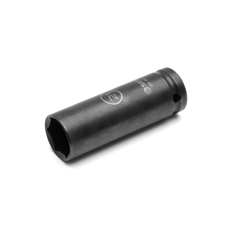 **NASADKA UDAROWA 1/2" 6-KĄT. CIENKOŚCIENNA DŁUGA 21MM