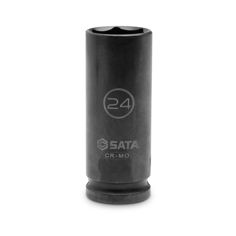 **NASADKA UDAROWA 1/2" 6-KĄT. CIENKOŚCIENNA DŁUGA 24MM