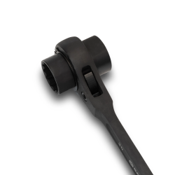 **KLUCZ OCZKOWY Z PODWÓJNĄ GRZECHOTKĄ DO RUSZTOWAŃ 19 X 21MM