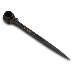 **KLUCZ OCZKOWY Z PODWÓJNĄ GRZECHOTKĄ DO RUSZTOWAŃ 19 X 21MM