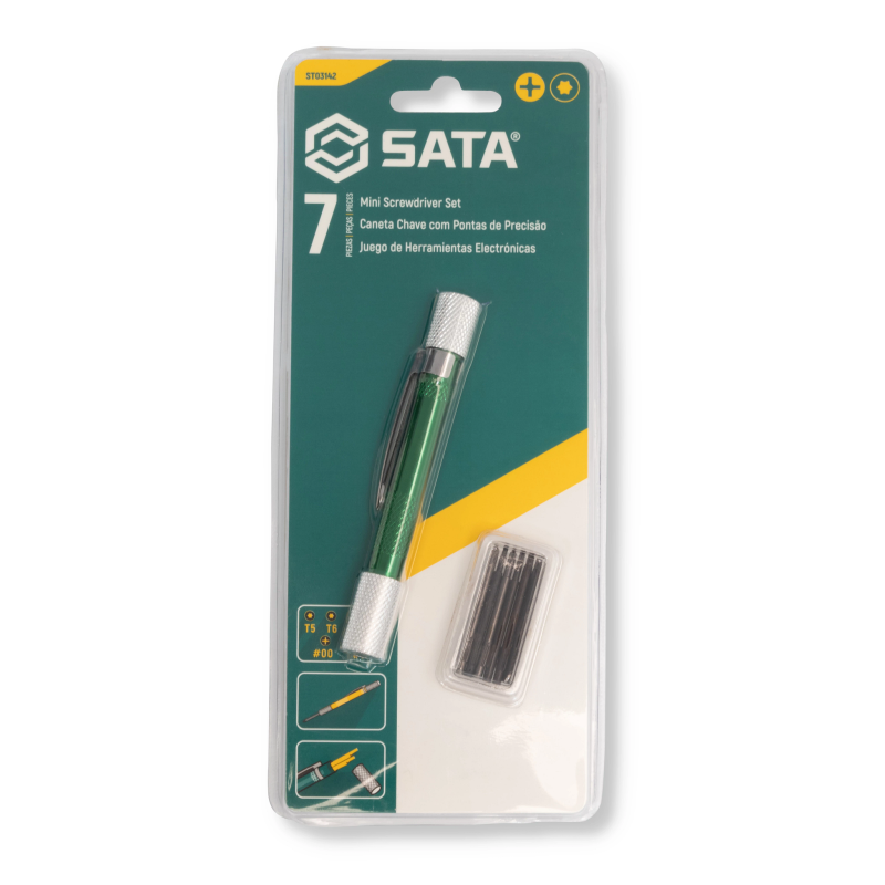 7 - CZĘŚCIOWY MINI ZESTAW WKRĘTAKÓW PRECYZYJNYCH (PHILLIPS,TORX)