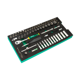 ZESTAW 66 KLUCZY NASADOWYCH 1/4" - W PIANCE EVA