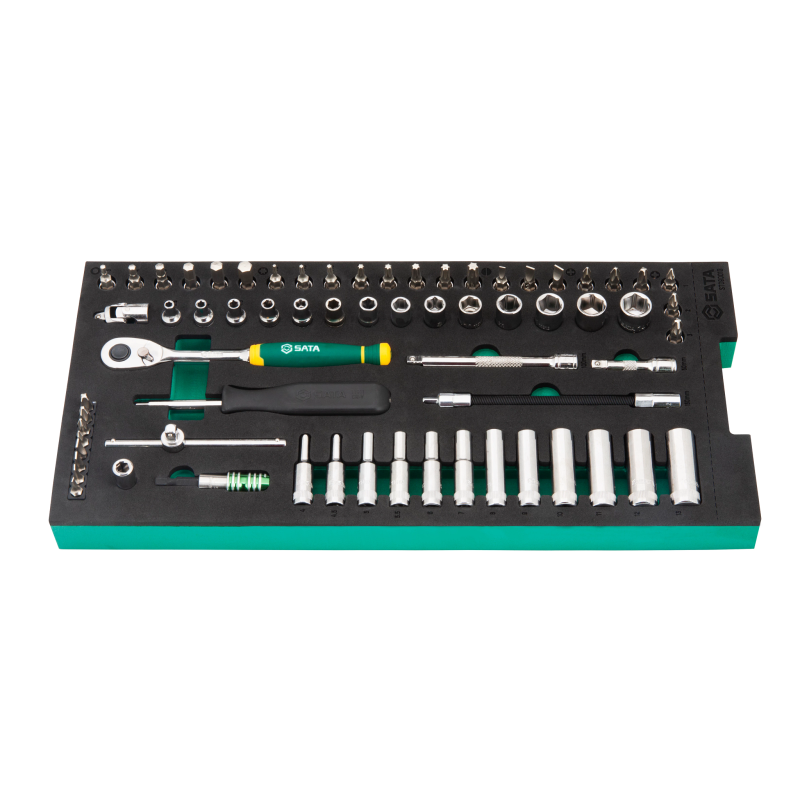 ZESTAW 66 KLUCZY NASADOWYCH 1/4" - W PIANCE EVA