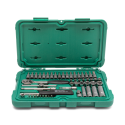 ZESTAW 52 KLUCZY NASADOWYCH 1/4" METR.