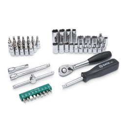 ZESTAW 52 KLUCZY NASADOWYCH 1/4" METR.