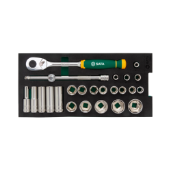 ZESTAW 25 KLUCZY NASADOWYCH 1/2" - W PIANCE EVA