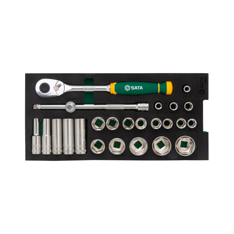 ZESTAW 25 KLUCZY NASADOWYCH 1/2" - W PIANCE EVA