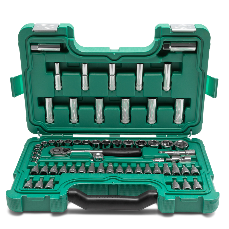 ZESTAW 60 KLUCZY NASADOWYCH 3/8" METR.