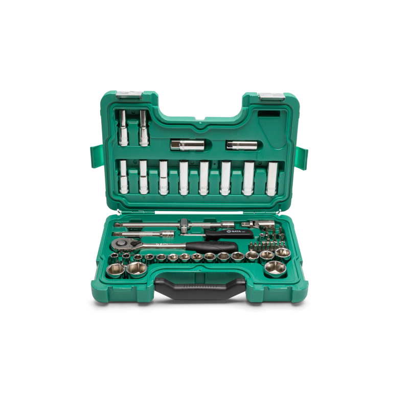 ZESTAW 60 KLUCZY NASADOWYCH 1/2" METR.