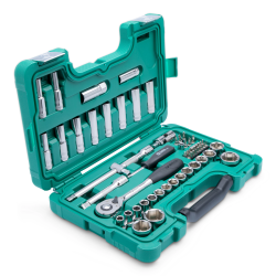 ZESTAW 60 KLUCZY NASADOWYCH 1/2" METR.