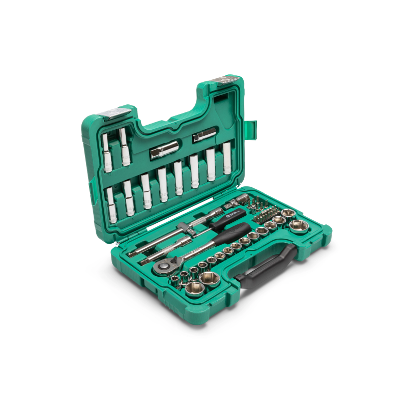 ZESTAW 60 KLUCZY NASADOWYCH 1/2" METR.