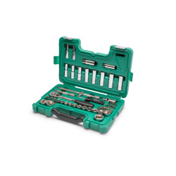 ZESTAW 60 KLUCZY NASADOWYCH 1/2" METR.