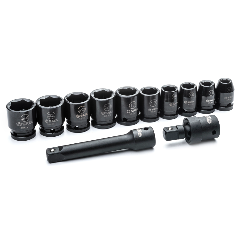 ZESTAW 12 NASADEK 1/2" UDAROWYCH