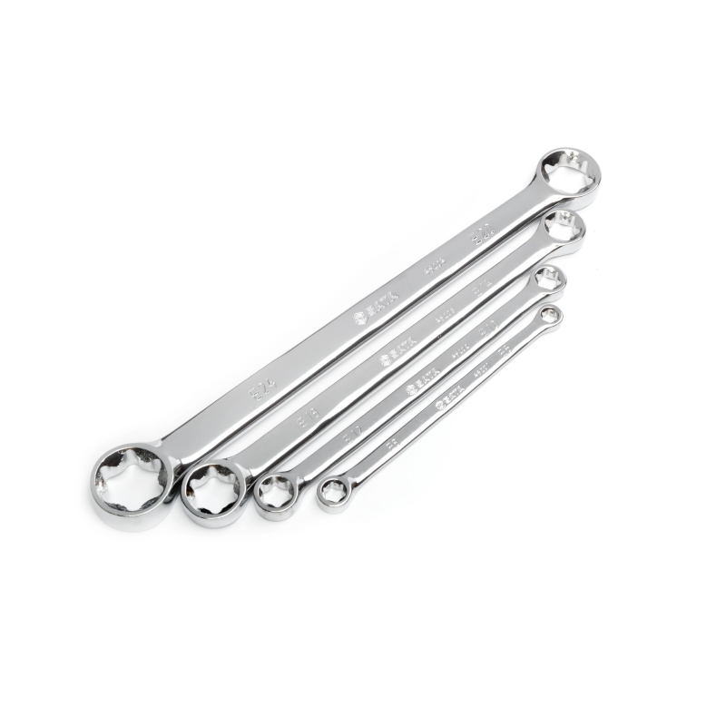 ZESTAW 4 KLUCZY OCZKOWYCH E-TORX DWUSTRONNYCH