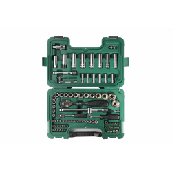 **ZESTAW 88 KLUCZY NASADOWYCH 1/4" 1/2" METR.