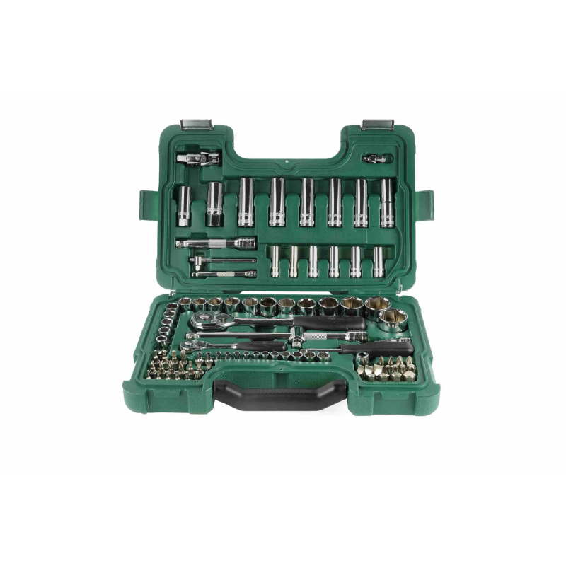 **ZESTAW 88 KLUCZY NASADOWYCH 1/4" 1/2" METR.