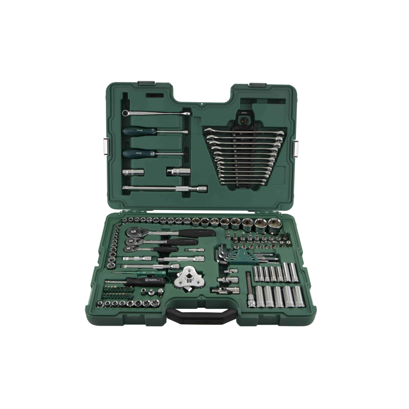 ZESTAW 128  KLUCZY NASADOWYCH 1/4" 3/8" 1/2" METR.