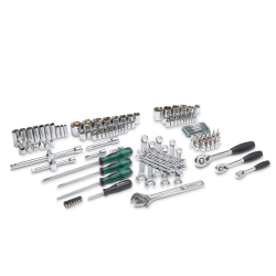 ZESTAW 124  KLUCZY NASADOWYCH 1/4" 3/8" 1/2" M/CAL
