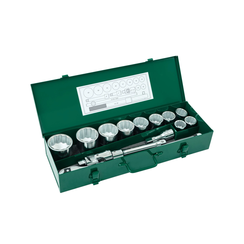 ZESTAW 15 KLUCZY NASADOWYCH 3/4" METR.