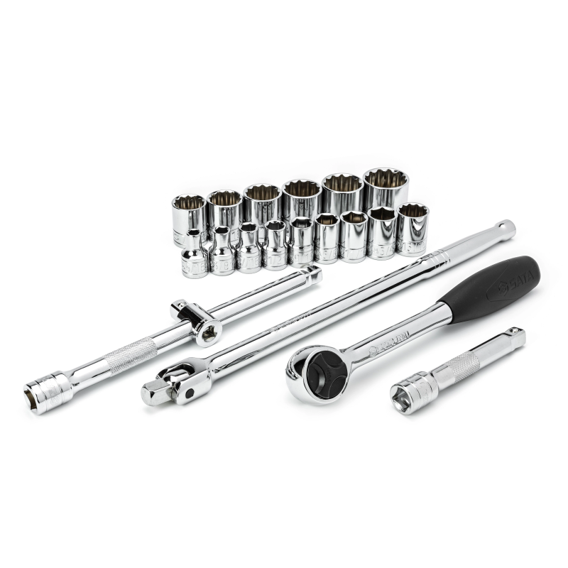 ZESTAW 20 KLUCZY NASADOWYCH 1/2" CAL