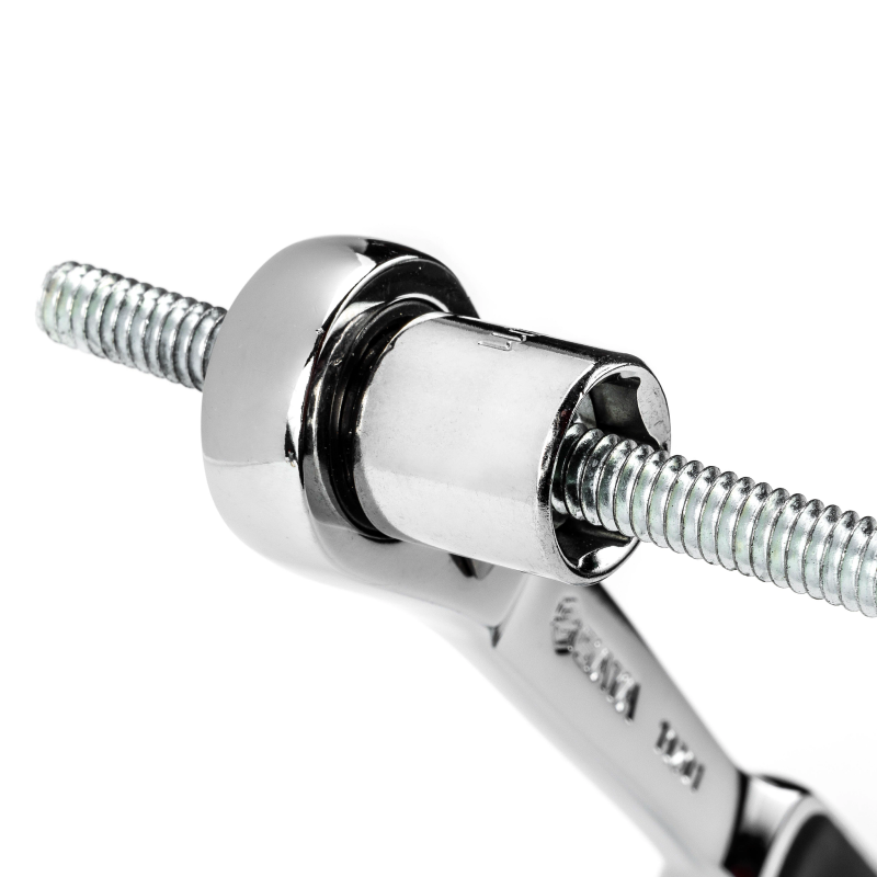 ZESTAW 30 KLUCZY NASADOWYCH PRZELOTOWYCH PASS-THRU 1/4" 3/8" METR.