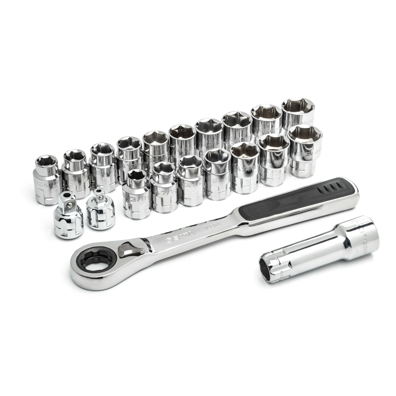 ZESTAW 21 KLUCZY NASADOWYCH PRZELOTOWYCH PASS-THRU 3/8"M/CAL