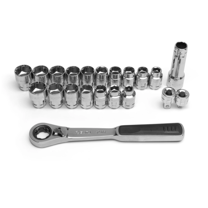 ZESTAW 21 KLUCZY NASADOWYCH PRZELOTOWYCH PASS-THRU 3/8"M/CAL