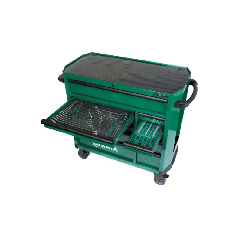 WÓZEK NARZĘDZIOWY 11 SZUFLAD ST95114G PRO ZIELONY + 503 NARZĘDZIA
