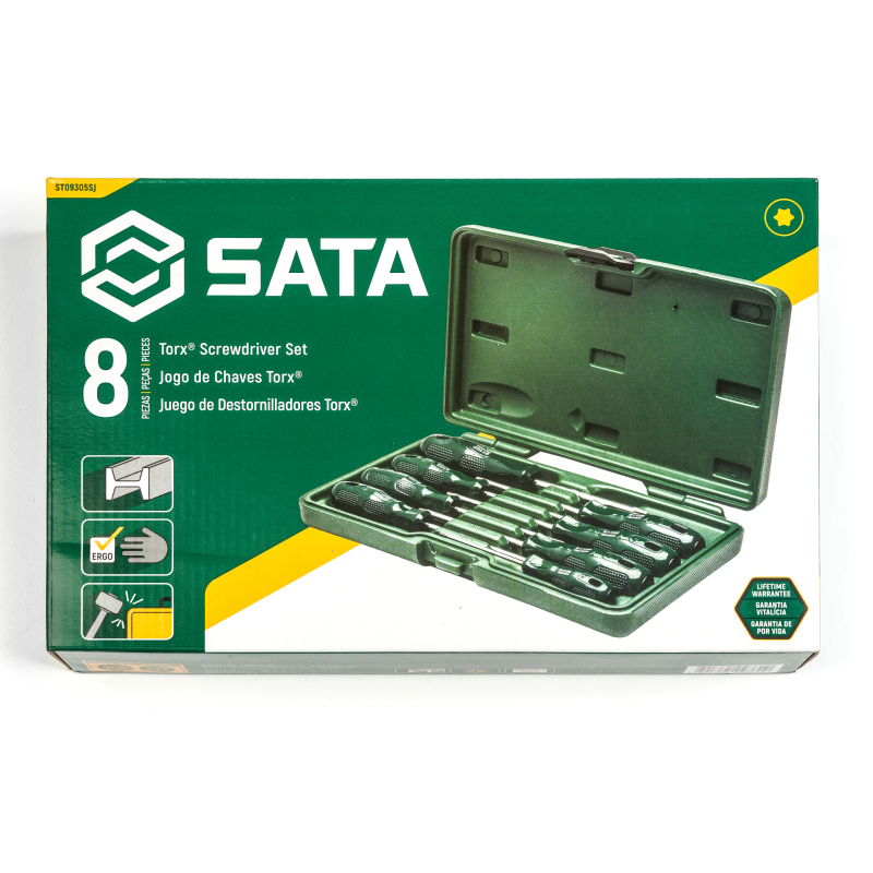 ZESTAW 8 WKRĘTAKÓW TORX W PUDEŁKU