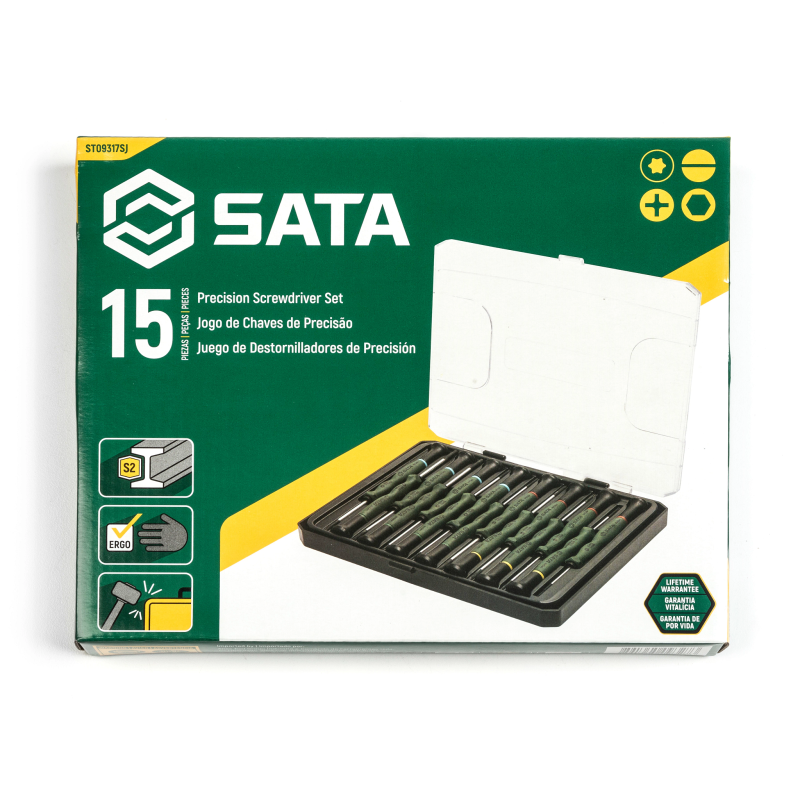 ZESTAW 15 WKRĘTAKÓW PRECYZYJNYCH PŁASKIE, PHILIPS, TORX, HEX