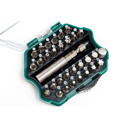 ZESTAW BITÓW 1/4” Z UCHWYTEM MAGNETYCZNYM - 31 ELEMENTÓW