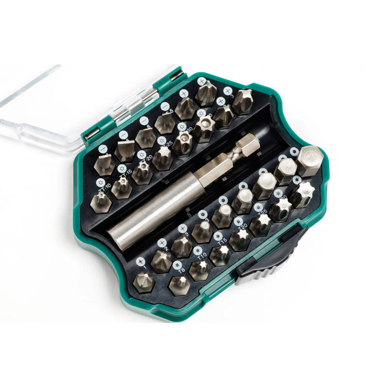 ZESTAW BITÓW 1/4” Z UCHWYTEM MAGNETYCZNYM - 31 ELEMENTÓW