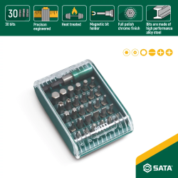 ZESTAW BITÓW 1/4” Z UCHWYTEM MAGNETYCZNYM QUICK-CHANGE -  31 ELEMENTÓW 
