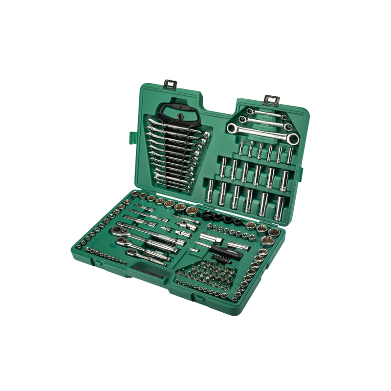 ZESTAW 150 KLUCZY NASADOWYCH 1/4" 3/8" 1/2" M/CAL