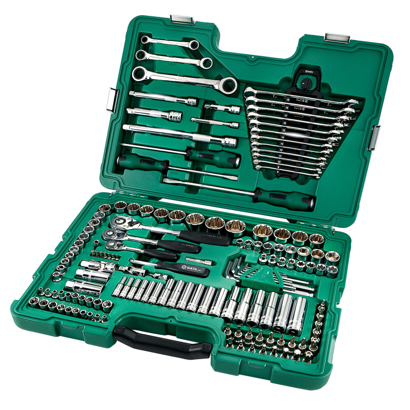 ZESTAW 150 KLUCZY NASADOWYCH 1/4" 3/8" 1/2" M/CAL