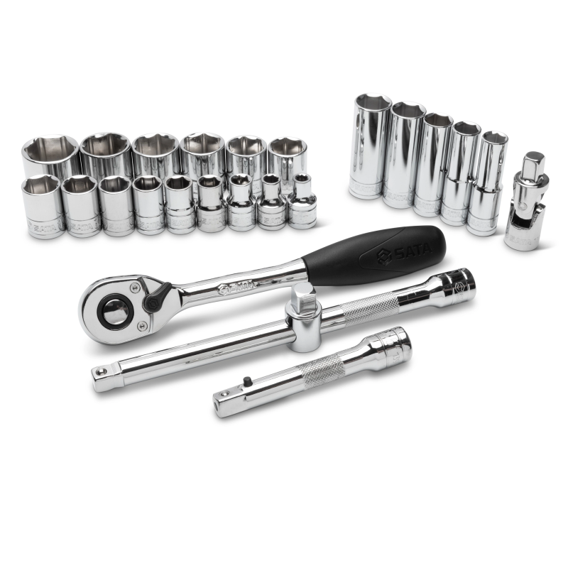 ST09528/09921 # ZESTAW 25 KLUCZY NASADOWYCH 1/2" CAL(ST09528)
