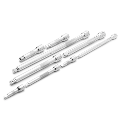 ZESTAW 16 CZĘŚCIOWY AKCESORIÓW I PRZEDŁUŻEK 1/4", 3/8" 