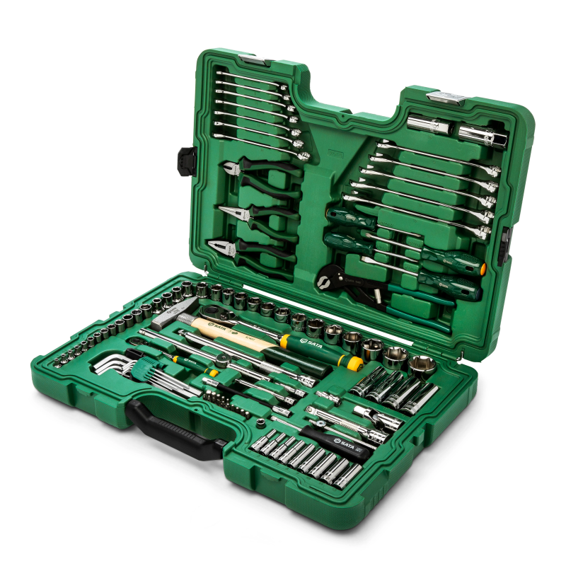ZESTAW 104 ELEMENTY KLUCZY NASADOWYCH  METR.1/4" I 1/2" , KLUCZE, AKCESORIA