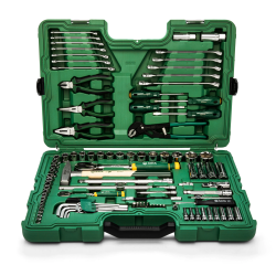ZESTAW 104 ELEMENTY KLUCZY NASADOWYCH  METR.1/4" I 1/2" , KLUCZE, AKCESORIA