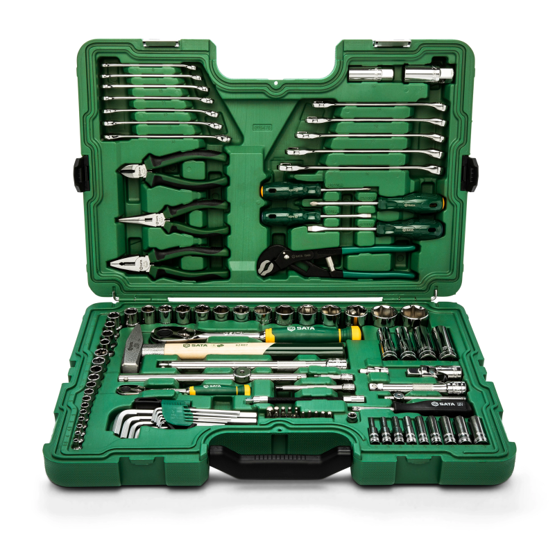 ZESTAW 104 ELEMENTY KLUCZY NASADOWYCH  METR.1/4" I 1/2" , KLUCZE, AKCESORIA