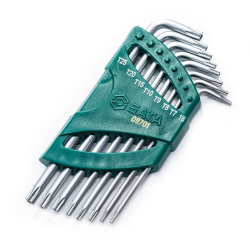ZESTAW 8 KLUCZY TRZPIENIOWYCH TORX Z OTWOREM